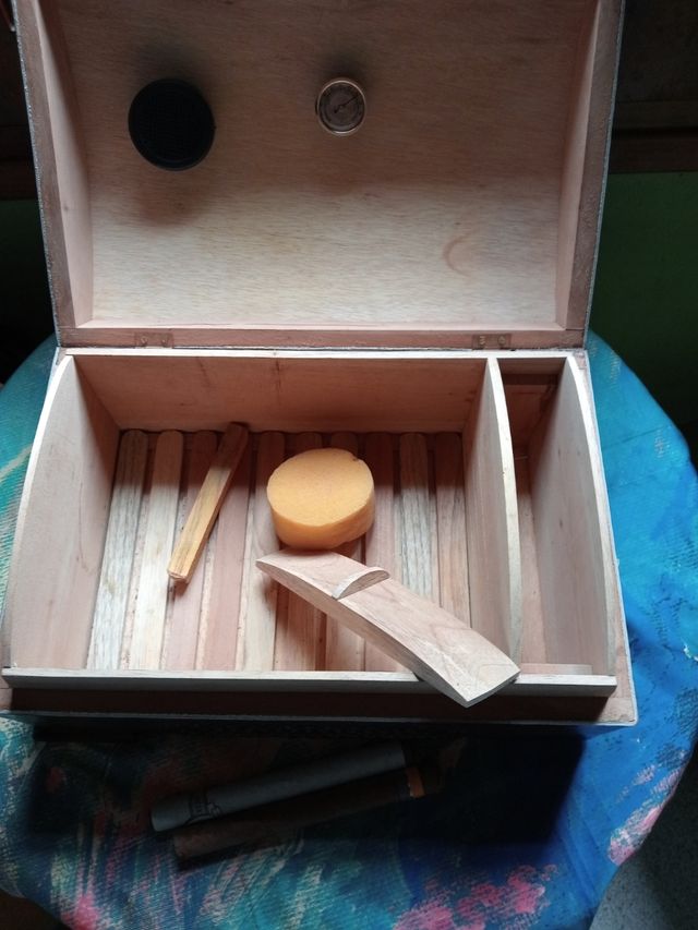 Caja de puros artesana