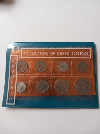 Colección monedas griegas.