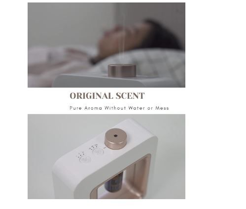 DIFUSOR AROMATERAPIA ACEITE SIN AGUA NI CALOR BLAN