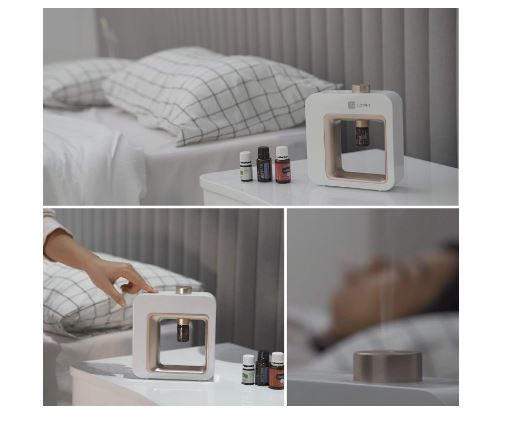 DIFUSOR AROMATERAPIA ACEITE SIN AGUA NI CALOR BLAN