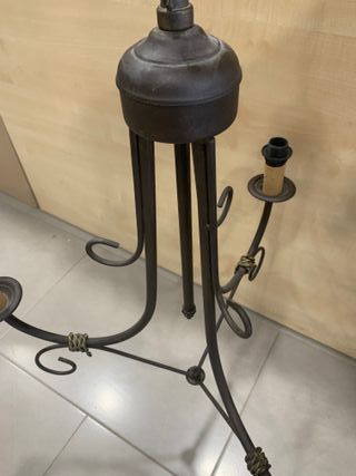 Lampara de techo candelabro