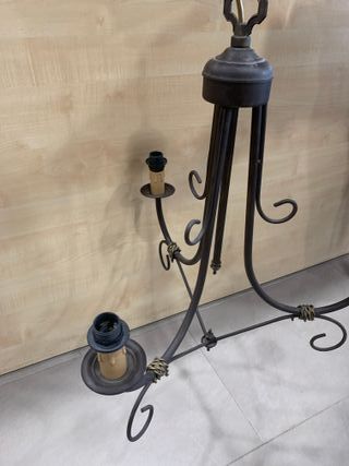 Lampara de techo candelabro