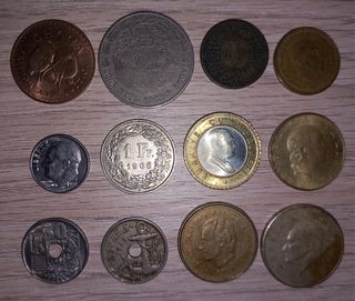 Monedas 24 de Colección 37 países 190