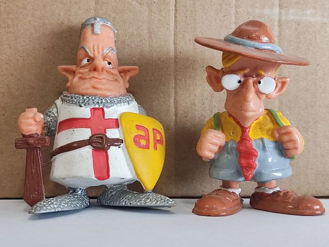 Figuras de políticos años 80.