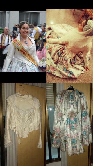 Traje fallera blanco