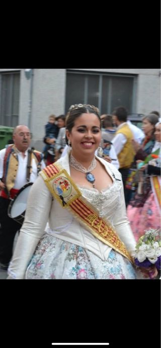 Traje fallera blanco