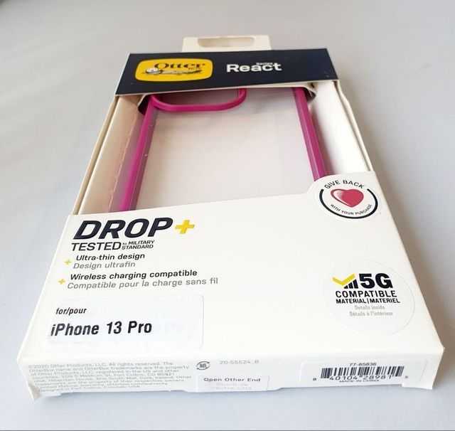 Funda Transparente Marco Rosa para iPhone 13 Pro