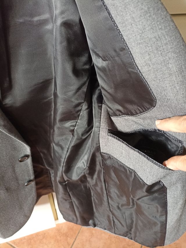 Giacca uomo grigio scuro