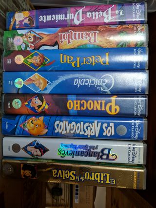 VHS PELÍCULAS DISNEY
