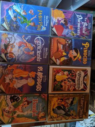 VHS PELÍCULAS DISNEY