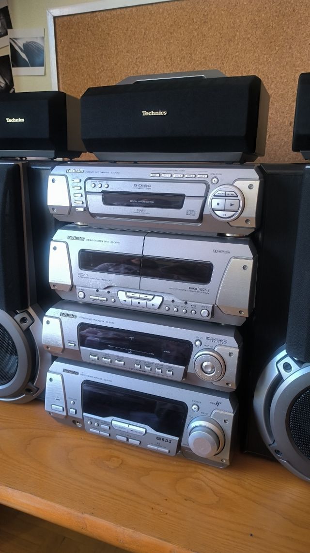 Reproductor de música altavoces woofers.