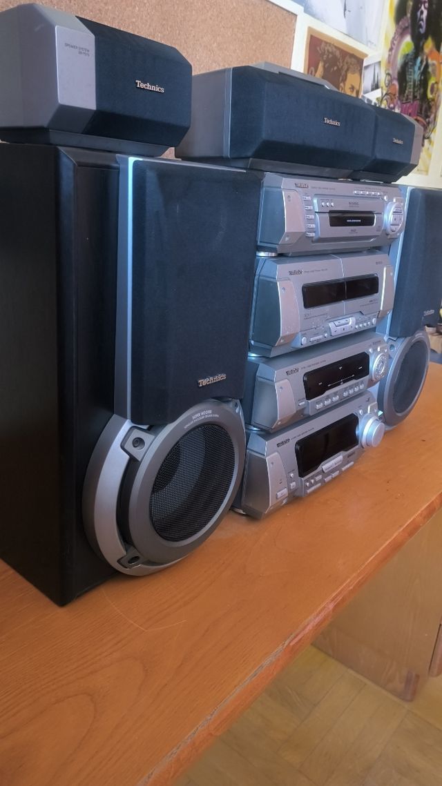 Reproductor de música altavoces woofers.