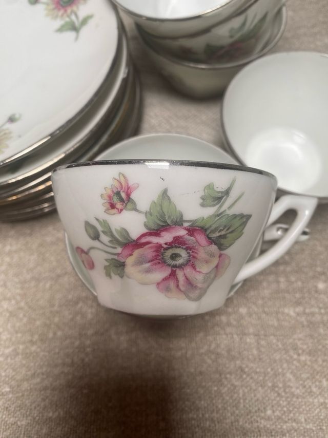 Tazas café de porcelana
