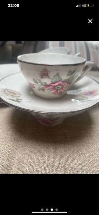 Tazas café de porcelana
