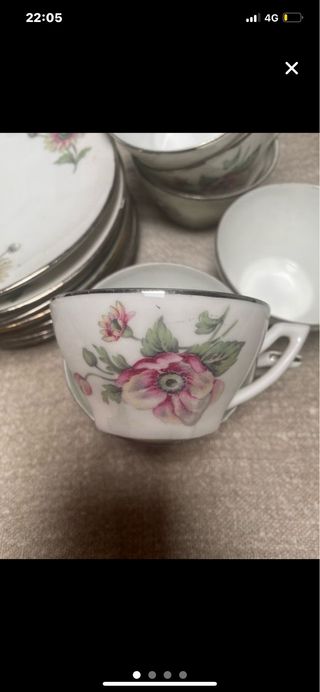 Tazas café de porcelana
