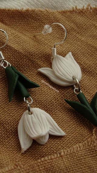 🌷 Pendientes tulipán 🌷