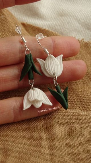 🌷 Pendientes tulipán 🌷