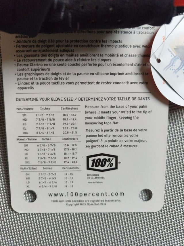 Guantes Largos 100%  Cognito. Talla M