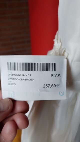 Vestido de comunión y ceremonia 