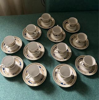 Servito da caffe’ in porcellana tedesca Eschenbach