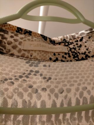 Vestido animal print serpiente