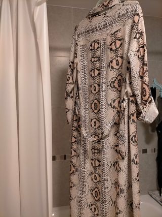 Vestido animal print serpiente