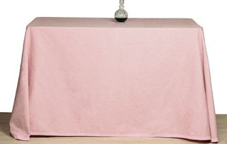 Falda camilla chenilla cuadrada Rosa Otoño-Inviern