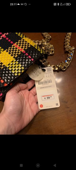 Bolso hecho a mano Zara