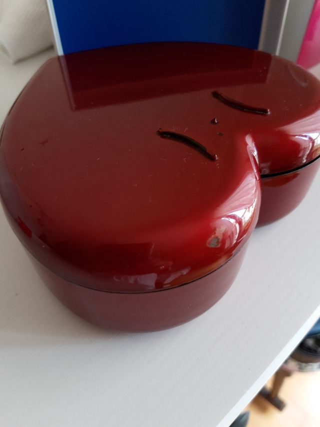 Caja joyero roja de Zara Home 13x5,5cm