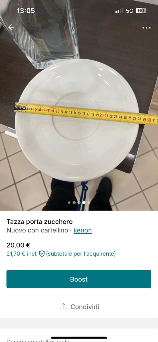 Tazza porta zucchero per Bar
