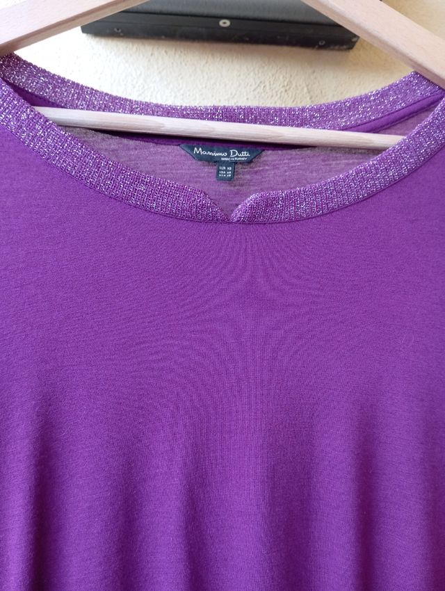 Camiseta fluida Massimo Dutti