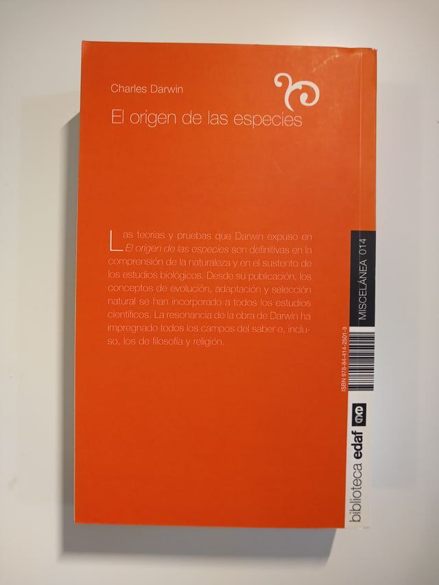 El Origen de las Especies - Charles Darwin