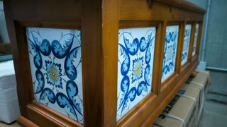 Oferta Jardinera/ Macetero madera maciza