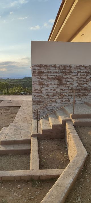 Hormigon Impreso monocapa faceadas