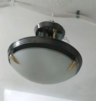 Lámpara de techo negra