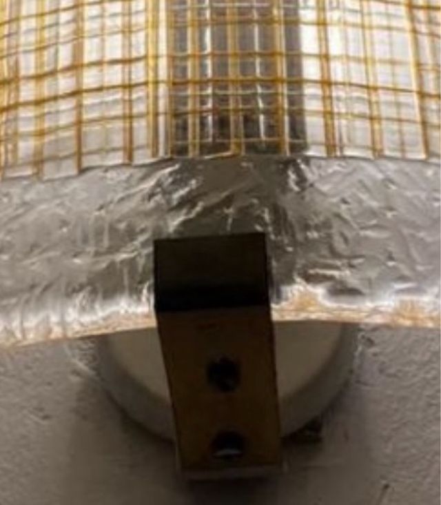 Lampada da parete marca ITRE Murano vintage 1980s