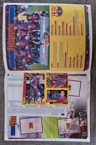 Panini Barça Messi álbum y cromos