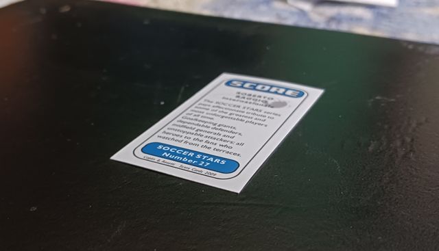 ROBERTO BAGGIO INTER - SOCCER STARS N°27