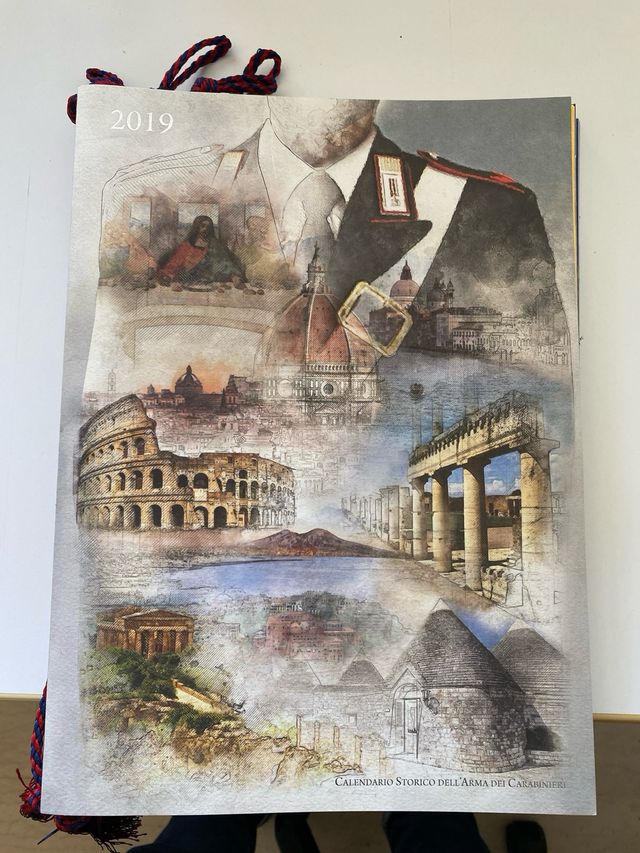 Calendario corpo carabinieridal 2019 al 2023