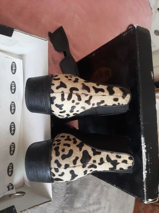 Botines Vaqueros de Piel. T 38