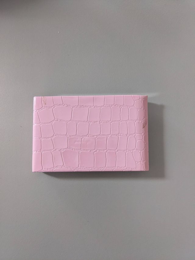 Portatessere donna pelle rosa cipria – NUOVO