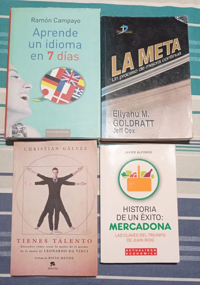 Llibres (4) d'autoajuda lot/pack