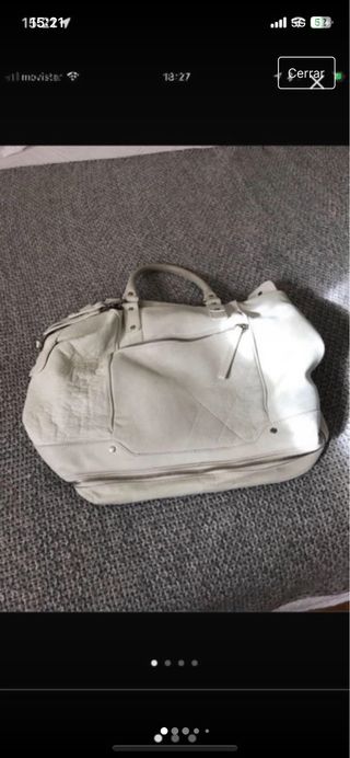 Bolso grande de piel Escada