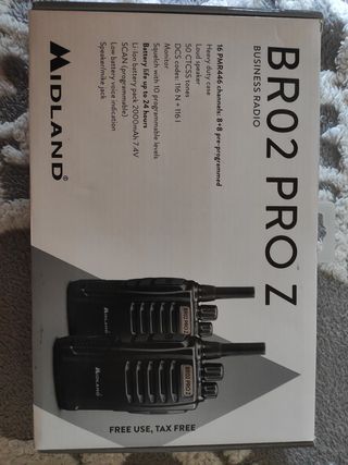 walkies  midland BR02 pro Z