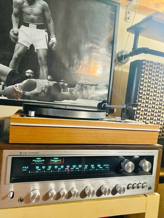 Kenwood KR7400 ,Thorens TD 45 y B&W DM 14