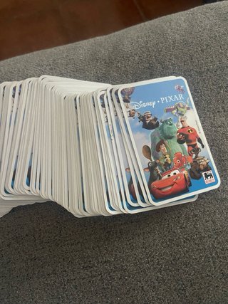 101 cartas - cromos - naipes disney pixar