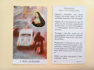100 santini holy card SANTA RITA GUIDAMI egim