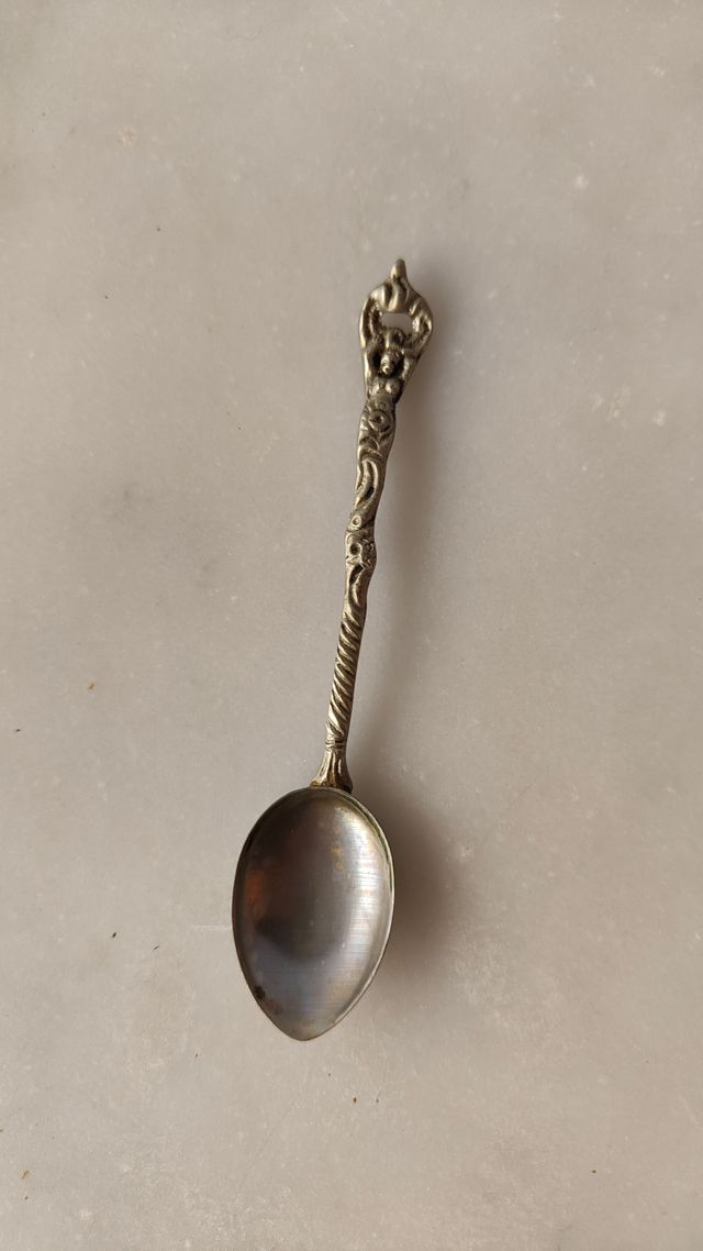 Cucchiaino decorato vintage