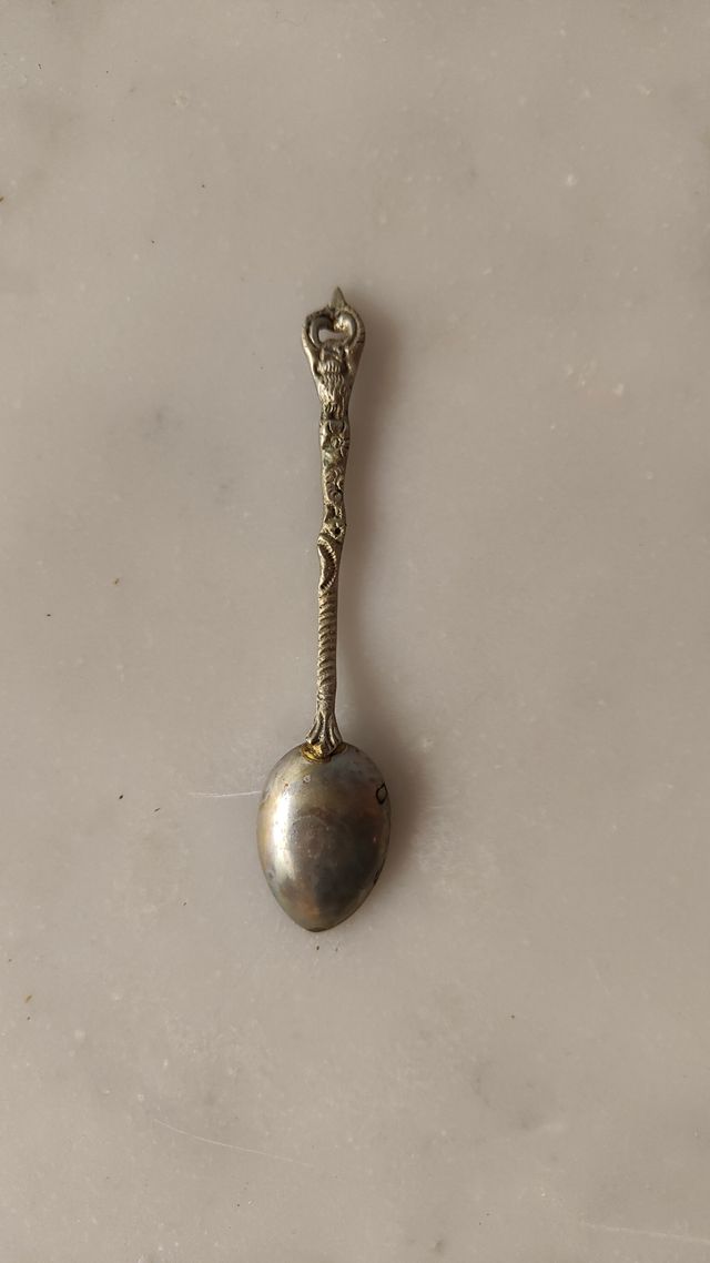 Cucchiaino decorato vintage