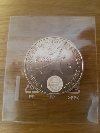 MONEDA 12E DE PLATA 2002